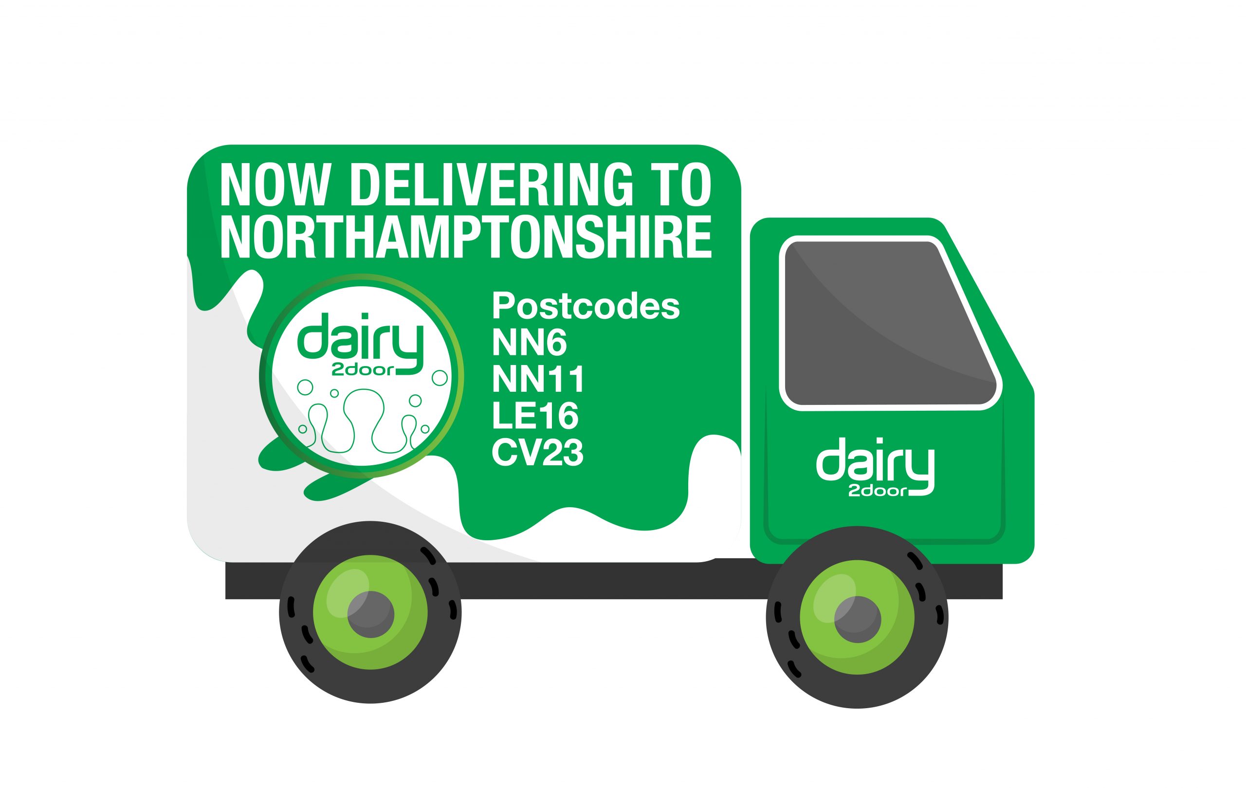 Now delivering to Northamptonshire