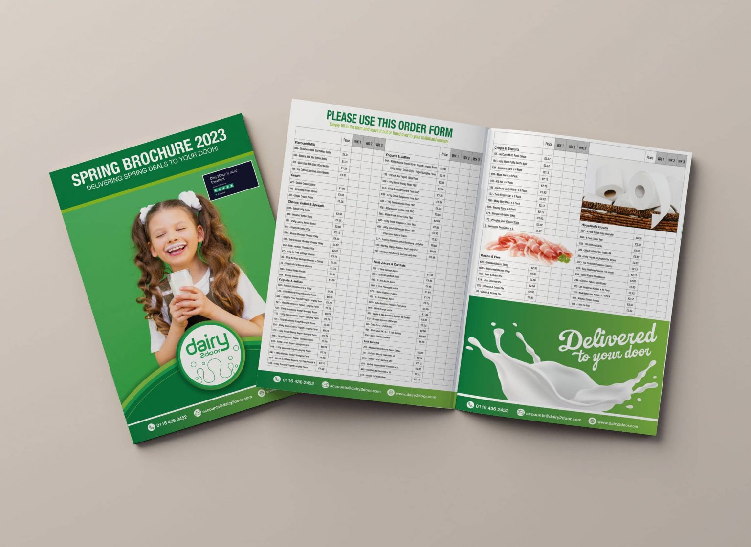 DAIRY2DOOR SPRING PROMO BROCHURE Dairy2Door